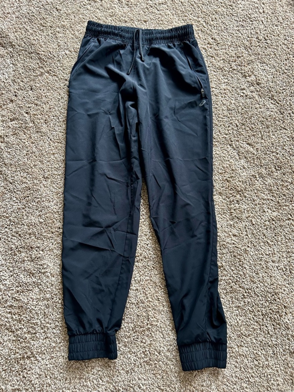 Asics Black Athletic Jogger Pants